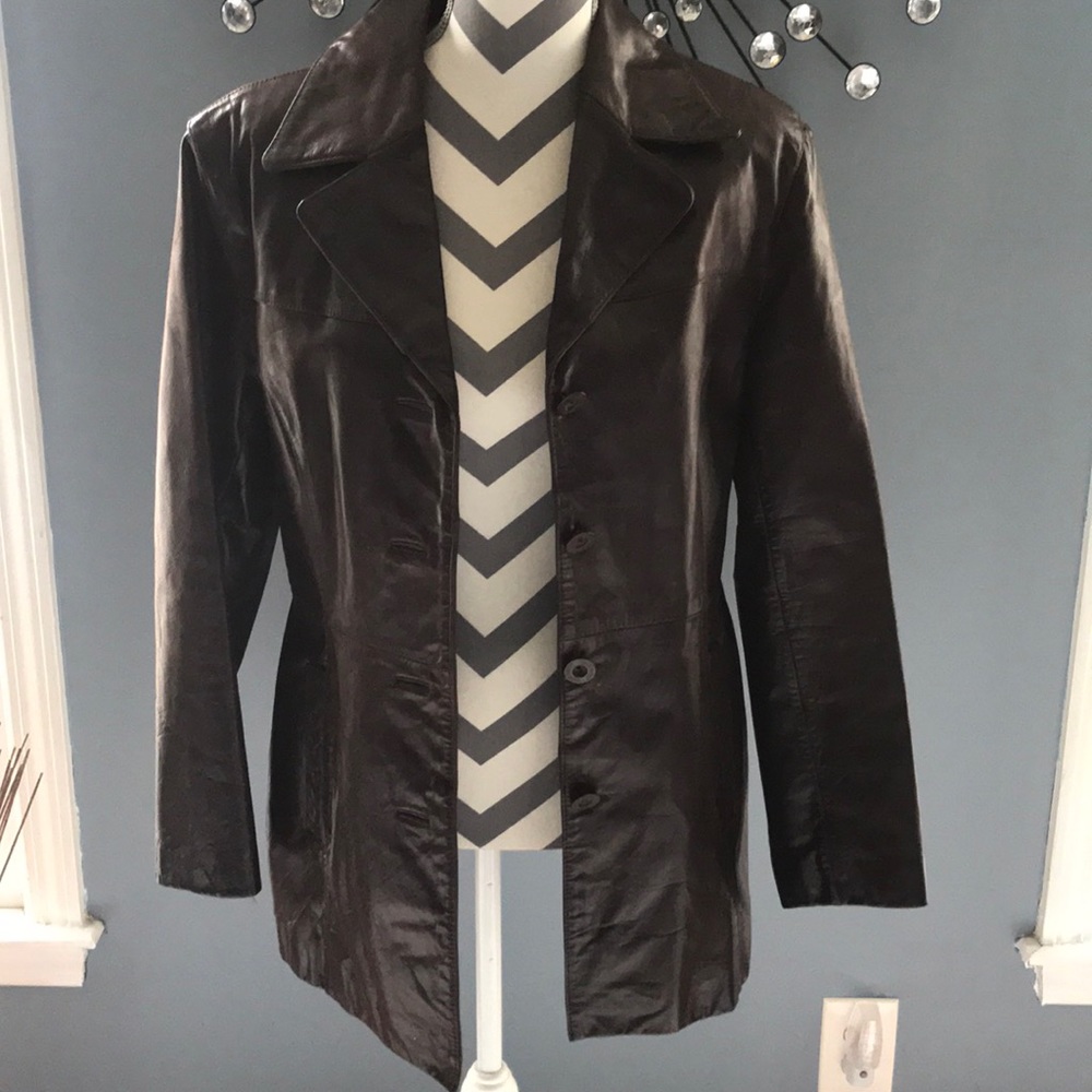 Nine West Leather Jacket